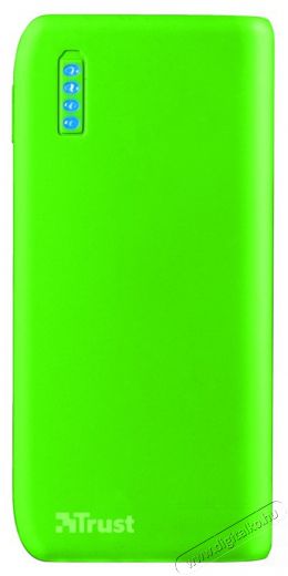 Trust Urban Primo Powerbank 4400mAh (22058) - neon zöld Mobil / Kommunikáció / Smart - Powerbank / Külső akkumulátor és töltő - 327999
