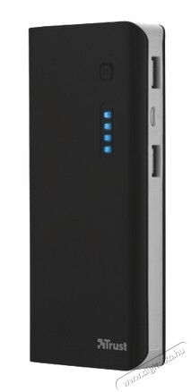 Trust Urban Primo Powerbank 10000mAh (21149) - fekete Mobil / Kommunikáció / Smart - Powerbank / Külső akkumulátor és töltő - 318159
