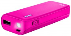 Trust Urban Primo Powerbank 4400mAh (22059) - neon rózsaszín Mobil / Kommunikáció / Smart - Powerbank / Külső akkumulátor és töltő - 327998