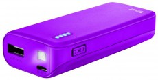 Trust Urban Primo Powerbank 4400mAh (22060) - neon lila Mobil / Kommunikáció / Smart - Powerbank / Külső akkumulátor és töltő - 327997
