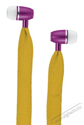 Trust Urban Revolt Lace In-ear fülhallgató (19281) - mustársárga Audio-Video / Hifi / Multimédia - Fül és Fejhallgatók - Fülhallgató - 317020