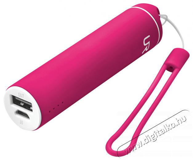 Trust Urban Stylo 2600mAh power bank - pink Mobil / Kommunikáció / Smart - Powerbank / Külső akkumulátor és töltő - 313338