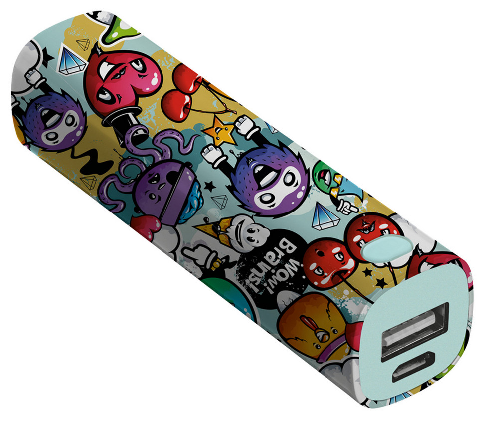 Trust Urban Tag PowerStick 2600mAh (20866) - graffiti objects Mobil / Kommunikáció / Smart - Powerbank / Külső akkumulátor és töltő - 318164