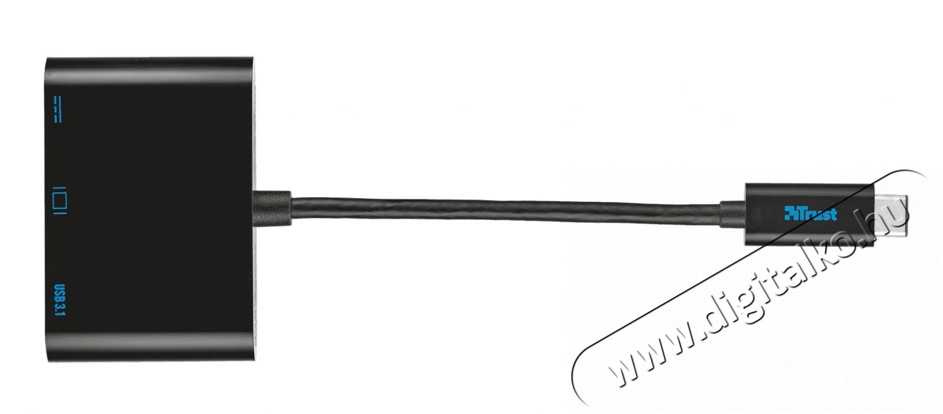 Trust USB-C Multiport Adapter - 21260 Iroda és számítástechnika - Notebook kiegészítő - USB hub / elosztó - 329255