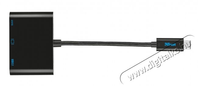 Trust USB-C Multiport Adapter - 21260 Iroda és számítástechnika - Notebook kiegészítő - USB hub / elosztó - 329255