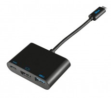 Trust USB-C Multiport Adapter - 21260 Iroda és számítástechnika - Notebook kiegészítő - USB hub / elosztó - 329255