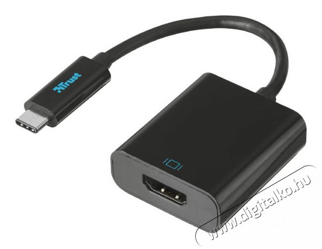 Trust USB-C - HDMI adapter (21011) Mobil / Kommunikáció / Smart - Mobiltelefon kiegészítő / tok - Kábel / átalakító - 329256