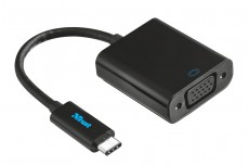 Trust USB-C - VGA adapter (21012) Mobil / Kommunikáció / Smart - Mobiltelefon kiegészítő / tok - Kábel / átalakító - 329257