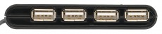 Trust Vecco 4 Port USB 2.0 Mini Hub (14591) - fekete Iroda és számítástechnika - Notebook kiegészítő - USB hub / elosztó - 317026