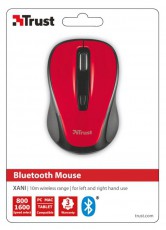 Trust Xani Bluetooth egér (21476) - piros Iroda és számítástechnika - Egér - Vezeték nélküli egér - 318174