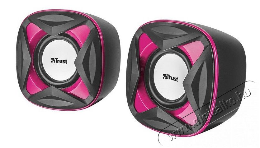Trust Xilo Compact 2.0 jack hangszóró (21181) - pink Iroda és számítástechnika - PC hangszóró / hangfal - 319593
