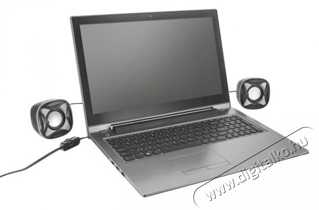 Trust Xilo Compact 2.0 hangszóró (21180) - fekete Iroda és számítástechnika - PC hangszóró / hangfal - 317033
