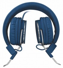 Trust Ziva összehajtható headset (21823) - kék Audio-Video / Hifi / Multimédia - Fül és Fejhallgatók - Fejhallgató mikrofonnal / headset - 332830