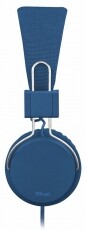 Trust Ziva összehajtható headset (21823) - kék Audio-Video / Hifi / Multimédia - Fül és Fejhallgatók - Fejhallgató mikrofonnal / headset - 332830