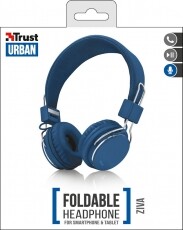Trust Ziva összehajtható headset (21823) - kék Audio-Video / Hifi / Multimédia - Fül és Fejhallgatók - Fejhallgató mikrofonnal / headset - 332830