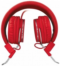Trust Ziva összehajtható headset (21822) - piros Audio-Video / Hifi / Multimédia - Fül és Fejhallgatók - Fejhallgató mikrofonnal / headset - 332831