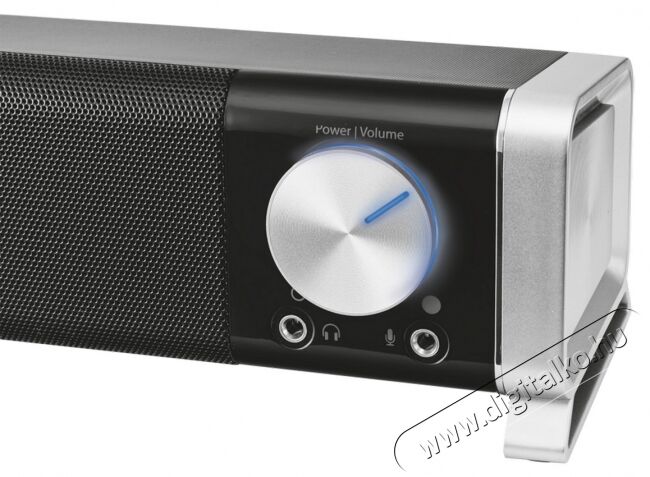 Trust Asto Sound Bar 2.0 12W fekete PC hangszóró - 21046 Iroda és számítástechnika - PC hangszóró / hangfal - 313280
