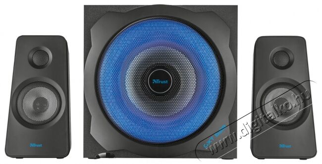 Trust GXT 628 2.1 Illuminated Speaker Set Limited Edition jack 60W fa gamer hangszóró (20562) Iroda és számítástechnika - PC hangszóró / hangfal - 313296