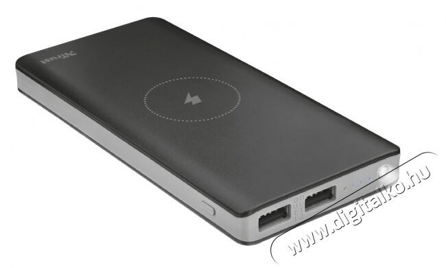 Trust Primo Wireless Charging külső akkumulátor 8000mAh - 22823 Mobil / Kommunikáció / Smart - Powerbank / Külső akkumulátor és töltő - 345004
