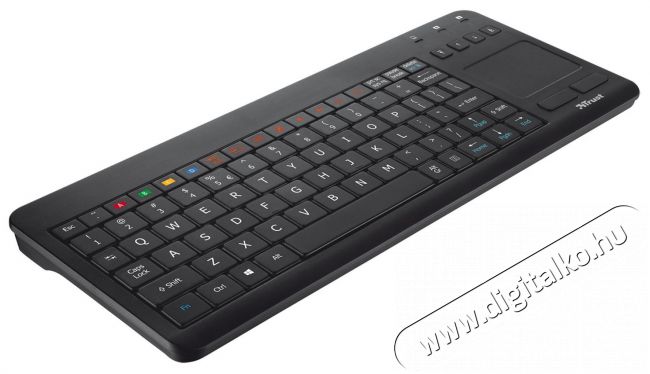 Trust Sento vezeték nélküli billentyűzet HU + touchpad Samsung Smart TV-hez (20290) Tv kiegészítők - Távvezérlő - Wireless billentyűzet - 316990