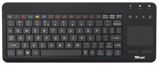 Trust Sento vezeték nélküli billentyűzet HU + touchpad Samsung Smart TV-hez (20290) Tv kiegészítők - Távvezérlő - Wireless billentyűzet - 316990