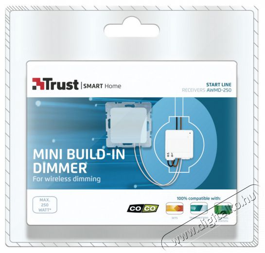 Trust Smart Home AWMD-250 beépíthető mini dimmer (71096) Újdonságok - Új termékek - 334457