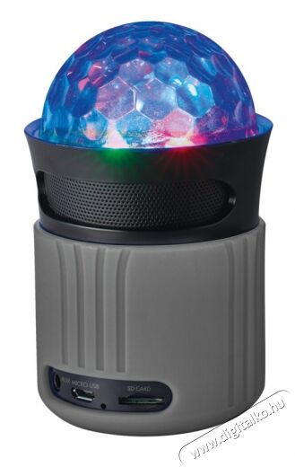 Trust Urban Dixxo Go Bluetooth hangszóró (21345) - szürke Audio-Video / Hifi / Multimédia - Hordozható, vezeték nélküli / bluetooth hangsugárzó - Hordozható, vezeték nélküli / bluetooth hangsugárzó - 321873