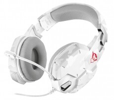 Trust GXT 322W Gamer headset (20864) - fehér Audio-Video / Hifi / Multimédia - Fül és Fejhallgatók - Fejhallgató mikrofonnal / headset - 318126