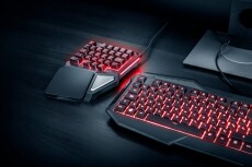 Trust GXT 888 Assa Gamer egykezes billentyűzet Iroda és számítástechnika - Billentyűzet / billentyűzet szett - Vezetékes - 344623