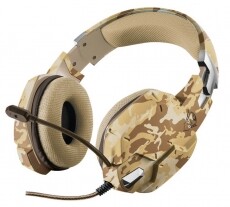 Trust GXT 322D Carus Gamer headset (22125) - sivatag álcafestéses Audio-Video / Hifi / Multimédia - Fül és Fejhallgatók - Fejhallgató mikrofonnal / headset - 326764