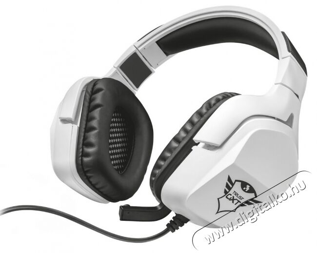 Trust GXT 354 Creon 7.1 Bass Vibration Gamer USB Headset (22054) Audio-Video / Hifi / Multimédia - Fül és Fejhallgatók - Fejhallgató mikrofonnal / headset - 334149