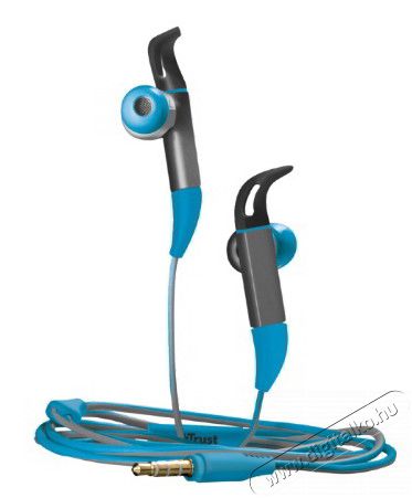 Trust Urban Fit In-ear Sports fülhallgató (20321) - kék Audio-Video / Hifi / Multimédia - Fül és Fejhallgatók - Fülhallgató mikrofonnal / headset - 317012