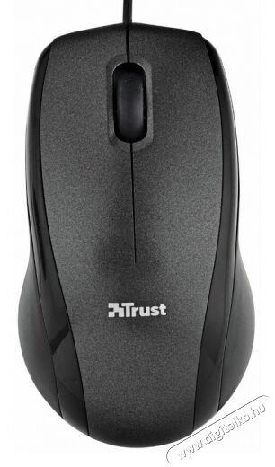 Trust Carve USB optikai egér (15862) - fekete Iroda és számítástechnika - Egér - Vezetékes egér - 307368