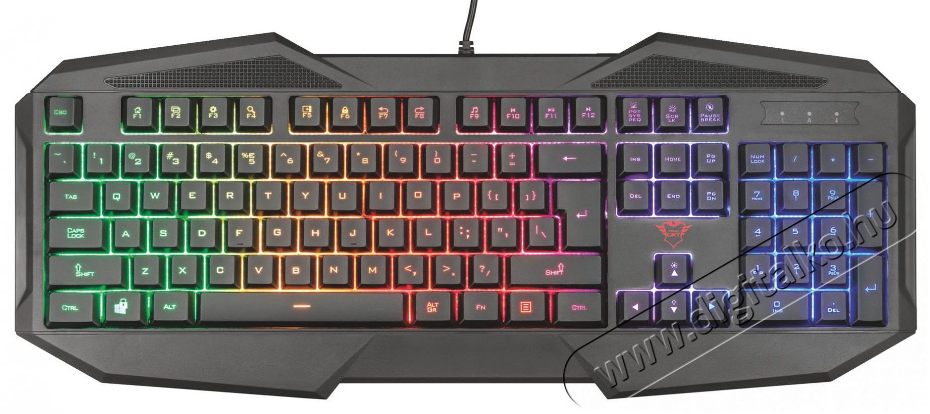 Trust GXT 830-RW Avonn Gamer billenytűzet HU (22509) Iroda és számítástechnika - Billentyűzet / billentyűzet szett - Vezetékes - 334053