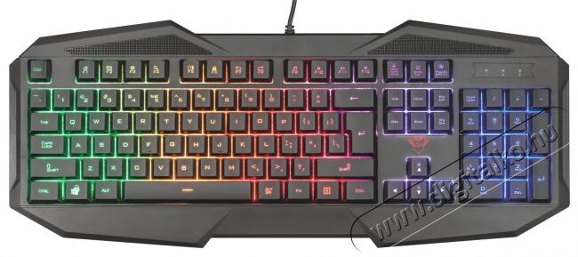 Trust GXT 830-RW Avonn Gamer billenytűzet HU (22509) Iroda és számítástechnika - Billentyűzet / billentyűzet szett - Vezetékes - 334053