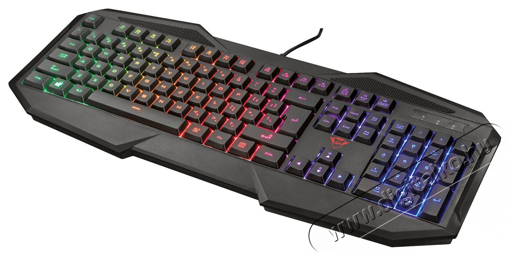 Trust GXT 830-RW Avonn Gamer billenytűzet HU (22509) Iroda és számítástechnika - Billentyűzet / billentyűzet szett - Vezetékes - 334053