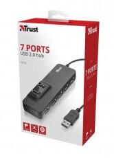 Trust Oila 7 portos USB 2.0 HUB (20576) Iroda és számítástechnika - Notebook kiegészítő - USB hub / elosztó - 318138