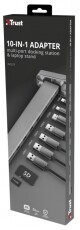 Trust Dalyx USB-C 10 az 1-ben multiport dokkoló Iroda és számítástechnika - Notebook kiegészítő - USB hub / elosztó - 368542