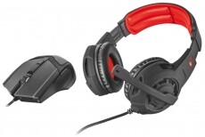 Trust GXT 784 gaming headset és egér szett Audio-Video / Hifi / Multimédia - Fül és Fejhallgatók - Fejhallgató mikrofonnal / headset - 351594