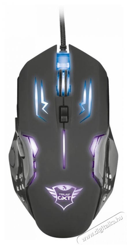 Trust GXT 108 Rava Illuminated USB Gamer egér (22090) Iroda és számítástechnika - Egér - Vezetékes egér - 334146