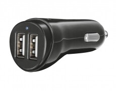 Trust Dupla USB autós töltő (21713) Mobil / Kommunikáció / Smart - Mobiltelefon kiegészítő / tok - Hálózati-, autós töltő - 318101