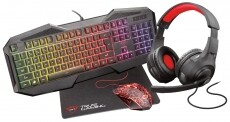 Trust GXT 1180RW Gamer szett Iroda és számítástechnika - Billentyűzet / billentyűzet szett - Vezetékes - 345911