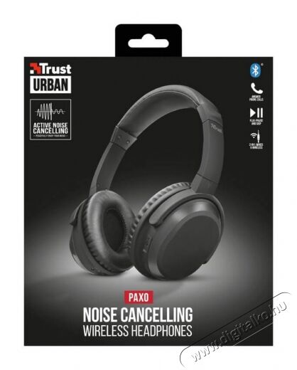 Trust Paxo Bluetooth fejhallgató (22451) Audio-Video / Hifi / Multimédia - Fül és Fejhallgatók - Fejhallgató mikrofonnal / headset - 341913