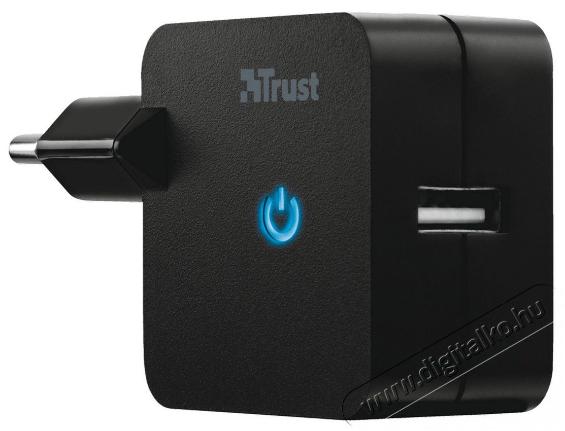 Trust 10W fali adapter + Samsung Galaxy kábel (19421) Mobil / Kommunikáció / Smart - Mobiltelefon kiegészítő / tok - Hálózati-, autós töltő - 320036