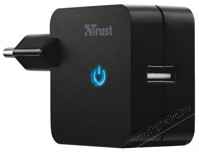 Trust 10W fali adapter + Samsung Galaxy kábel (19421) Mobil / Kommunikáció / Smart - Mobiltelefon kiegészítő / tok - Hálózati-, autós töltő - 320036