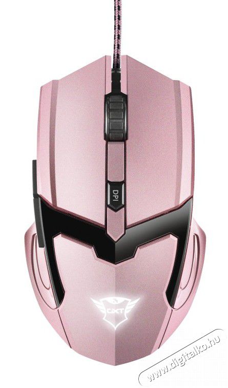 Trust GXT 101P Gav USB gamer egér (23093) - rózsaszín Iroda és számítástechnika - Egér - Vezetékes egér - 351496