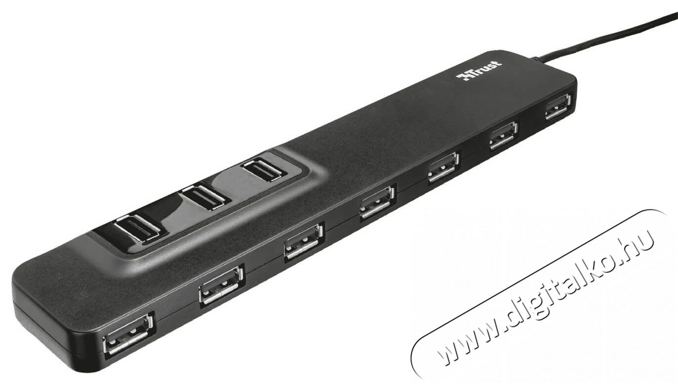 Trust Oila USB 2.0 HUB (20575) Iroda és számítástechnika - Notebook kiegészítő - USB hub / elosztó - 342154