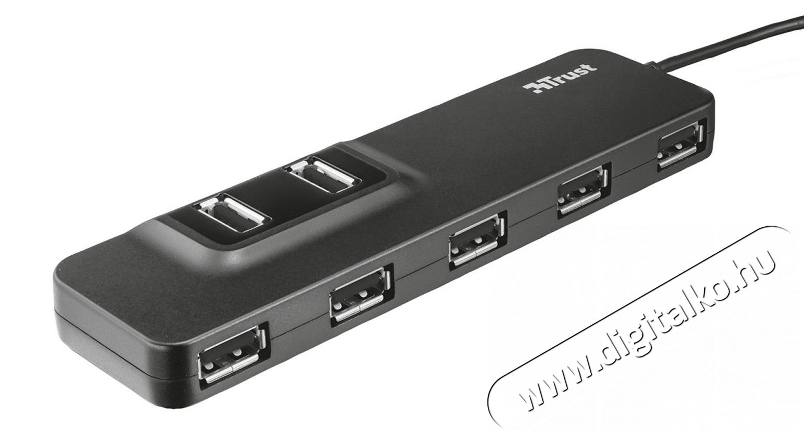 Trust Oila 7 portos USB 2.0 HUB (20576) Iroda és számítástechnika - Notebook kiegészítő - USB hub / elosztó - 318138