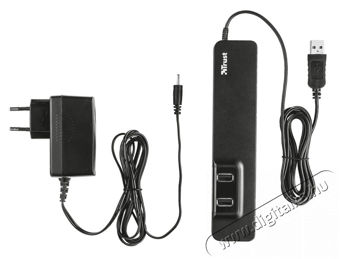 Trust Oila 7 portos USB 2.0 HUB (20576) Iroda és számítástechnika - Notebook kiegészítő - USB hub / elosztó - 318138