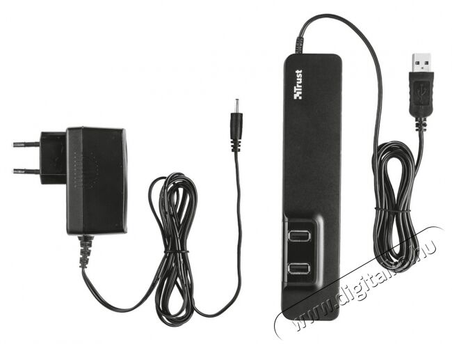 Trust Oila 7 portos USB 2.0 HUB (20576) Iroda és számítástechnika - Notebook kiegészítő - USB hub / elosztó - 318138
